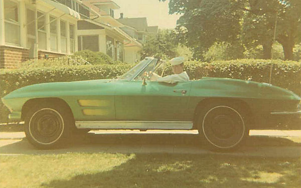 63 Vette Owner Skip home from boot camp 1968