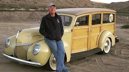 Tom Cotter with His '49 Woodie